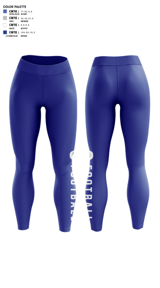 Womens Leggings, Orland Jr Trojans Football, Football, Teamtime, Team time, sublimation, custom sports apparel, team uniforms, spirit wear, spiritwear, sports uniforms, custom shirts, team store, custom team store, fundraiser sports, apparel fundraiser