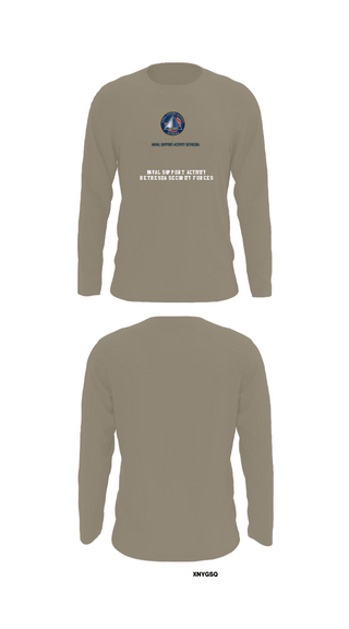 Long Sleeve Performance Shirt, NAVAL SUPPORT ACTIVITY BETHESDA SECURITY FORCES, Navy, Teamtime, Team time, sublimation, custom sports apparel, team uniforms, spirit wear, spiritwear, sports uniforms, custom shirts, team store, custom team store, fundraiser sports, apparel fundraiser
