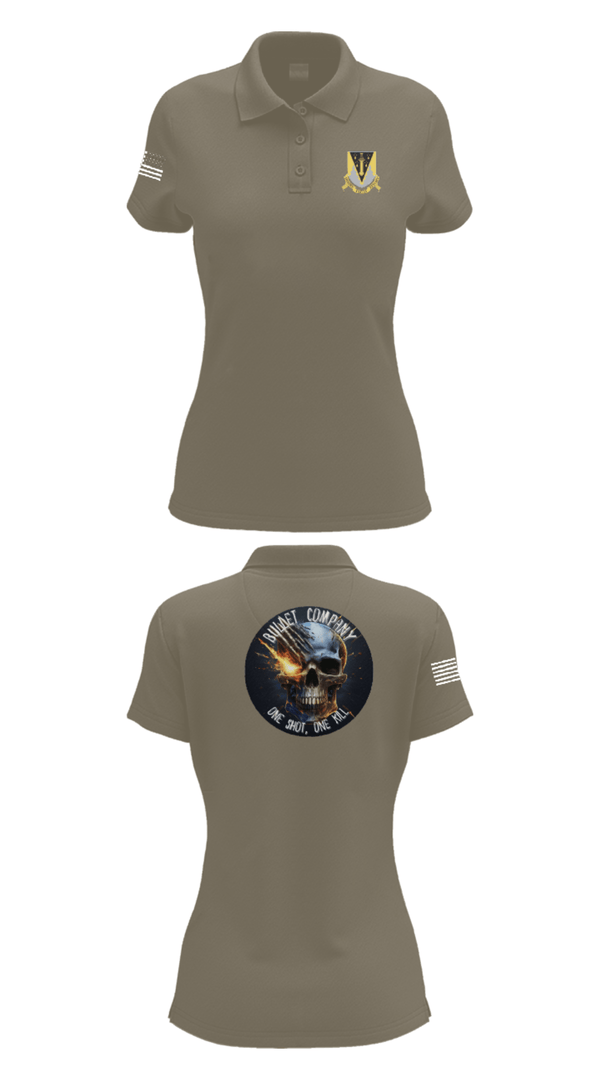 Womens Short Sleeve Performance Polo, USMAPS AY 25, Army, Teamtime, Team time, sublimation, custom sports apparel, team uniforms, spirit wear, spiritwear, sports uniforms, custom shirts, team store, custom team store, fundraiser sports, apparel fundraiser