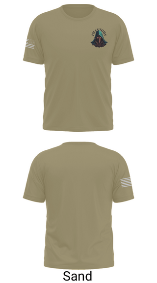 Old School Cotton Feel Shirt, 2nd Platoon Charlie Battery 5-4, Army, Teamtime, Team time, sublimation, custom sports apparel, team uniforms, spirit wear, spiritwear, sports uniforms, custom shirts, team store, custom team store, fundraiser sports, apparel fundraiser