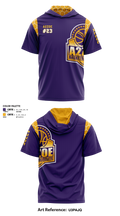 A2Zoe Basketball 60919900 Short Sleeve Performance Shirt with hood - 2