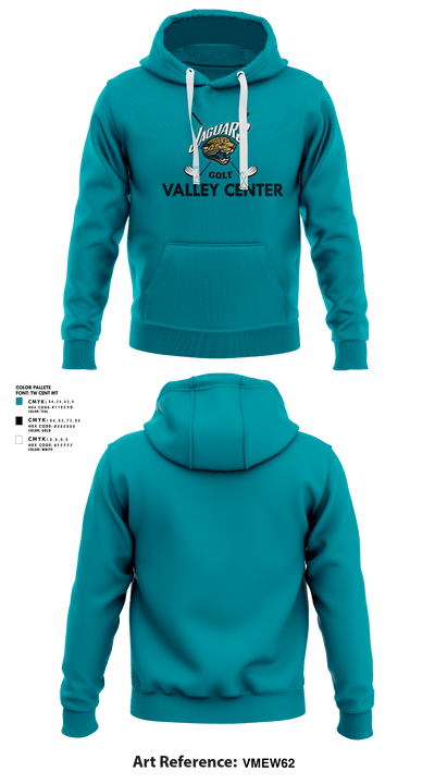 Valley Center High School Golf 97137509 Hoodie - 5