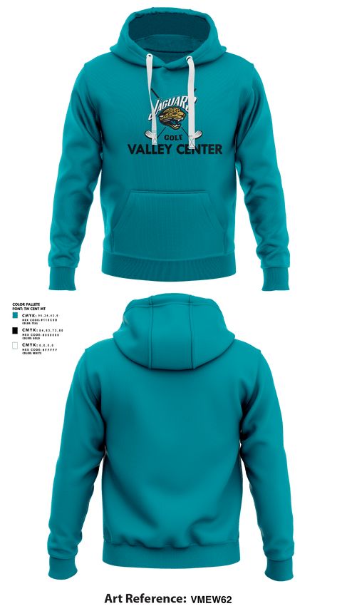 Hoodie, Valley Center High School Golf, Golf, Teamtime, Team time, sublimation, custom sports apparel, team uniforms, spirit wear, spiritwear, sports uniforms, custom shirts, team store, custom team store, fundraiser sports, apparel fundraiser