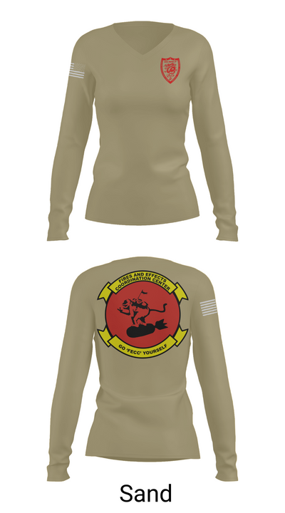 III MEF 91980942 Women's Long Sleeve V-neck Shirt - 97