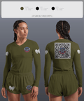 Muscle Maker Academy 31935817 Women's Long Sleeve V-neck Shirt -1 3