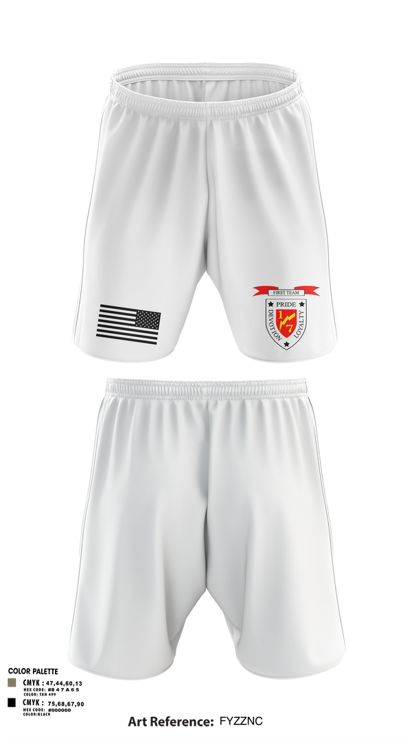 Athletic Shorts With Pockets, 1/7 animal, Marines, Teamtime, Team time, sublimation, custom sports apparel, team uniforms, spirit wear, spiritwear, sports uniforms, custom shirts, team store, custom team store, fundraiser sports, apparel fundraiser