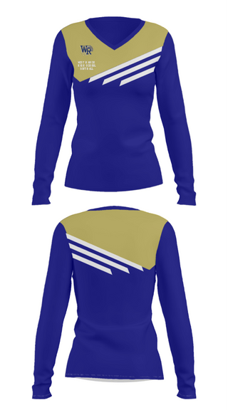 Women's Long Sleeve Vneck Shirt, West Ranch High School Softball, Softball, Teamtime, Team time, sublimation, custom sports apparel, team uniforms, spirit wear, spiritwear, sports uniforms, custom shirts, team store, custom team store, fundraiser sports, apparel fundraiser