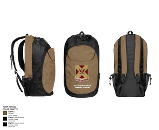 Gear Bag, 4/9 Field Artillery 56 Command (Pershing), Army, Teamtime, Team time, sublimation, custom sports apparel, team uniforms, spirit wear, spiritwear, sports uniforms, custom shirts, team store, custom team store, fundraiser sports, apparel fundraiser