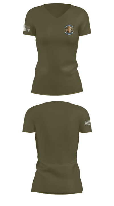 A Co.2-10 AHB 24005115 Women's Short Sleeve V-neck Shirt - 30