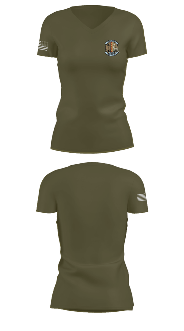 Women's Short Sleeve Vneck Shirt, A Co.2-10 AHB, , Teamtime, Team time, sublimation, custom sports apparel, team uniforms, spirit wear, spiritwear, sports uniforms, custom shirts, team store, custom team store, fundraiser sports, apparel fundraiser