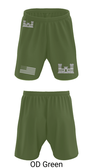 Athletic Shorts With Pockets, 250TH ENGINEERING COMPANY, National Guard, Teamtime, Team time, sublimation, custom sports apparel, team uniforms, spirit wear, spiritwear, sports uniforms, custom shirts, team store, custom team store, fundraiser sports, apparel fundraiser