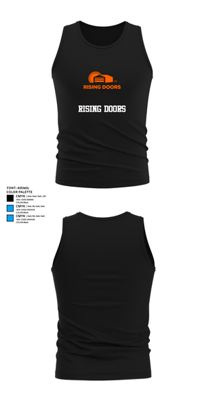 Tank Top, Rising Doors, Army, Teamtime, Team time, sublimation, custom sports apparel, team uniforms, spirit wear, spiritwear, sports uniforms, custom shirts, team store, custom team store, fundraiser sports, apparel fundraiser