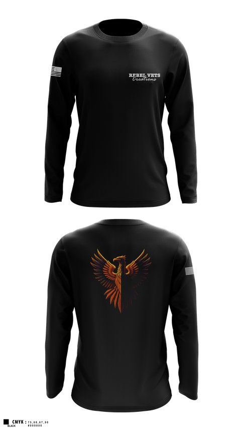 Long Sleeve Performance Shirt, RebelVetsCreations, Army, Teamtime, Team time, sublimation, custom sports apparel, team uniforms, spirit wear, spiritwear, sports uniforms, custom shirts, team store, custom team store, fundraiser sports, apparel fundraiser