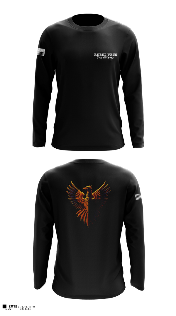 Long Sleeve Performance Shirt, RebelVetsCreations, Army, Teamtime, Team time, sublimation, custom sports apparel, team uniforms, spirit wear, spiritwear, sports uniforms, custom shirts, team store, custom team store, fundraiser sports, apparel fundraiser