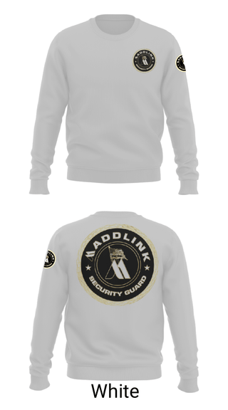 Crew Neck Sweatshirt, Maddlink Security Guard, , Teamtime, Team time, sublimation, custom sports apparel, team uniforms, spirit wear, spiritwear, sports uniforms, custom shirts, team store, custom team store, fundraiser sports, apparel fundraiser