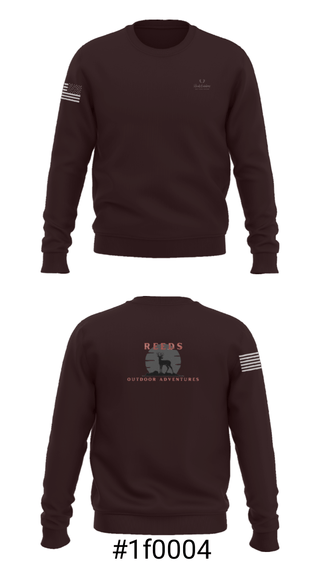 Crew Neck Sweatshirt, Reeds Outdoor Adventures, , Teamtime, Team time, sublimation, custom sports apparel, team uniforms, spirit wear, spiritwear, sports uniforms, custom shirts, team store, custom team store, fundraiser sports, apparel fundraiser