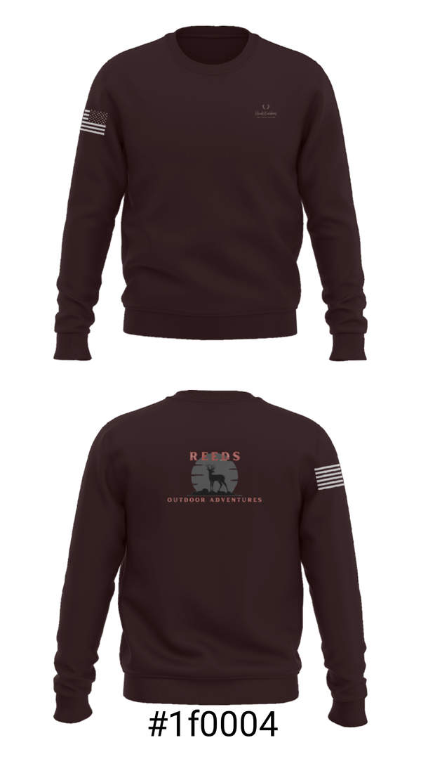 Crew Neck Sweatshirt, Reeds Outdoor Adventures, , Teamtime, Team time, sublimation, custom sports apparel, team uniforms, spirit wear, spiritwear, sports uniforms, custom shirts, team store, custom team store, fundraiser sports, apparel fundraiser