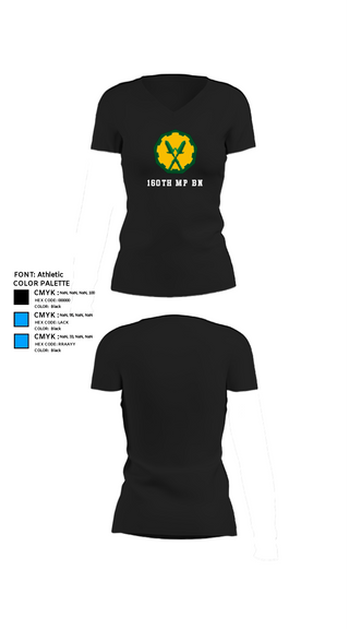 Womens Short Sleeve Vneck Shirt, 160th mp bn, Army, Teamtime, Team time, sublimation, custom sports apparel, team uniforms, spirit wear, spiritwear, sports uniforms, custom shirts, team store, custom team store, fundraiser sports, apparel fundraiser