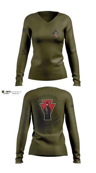 Womens Long Sleeve Vneck Shirt 1, 1-111 MTR renew1-111 SkinWalker renew, National Guard, Teamtime, Team time, sublimation, custom sports apparel, team uniforms, spirit wear, spiritwear, sports uniforms, custom shirts, team store, custom team store, fundraiser sports, apparel fundraiser