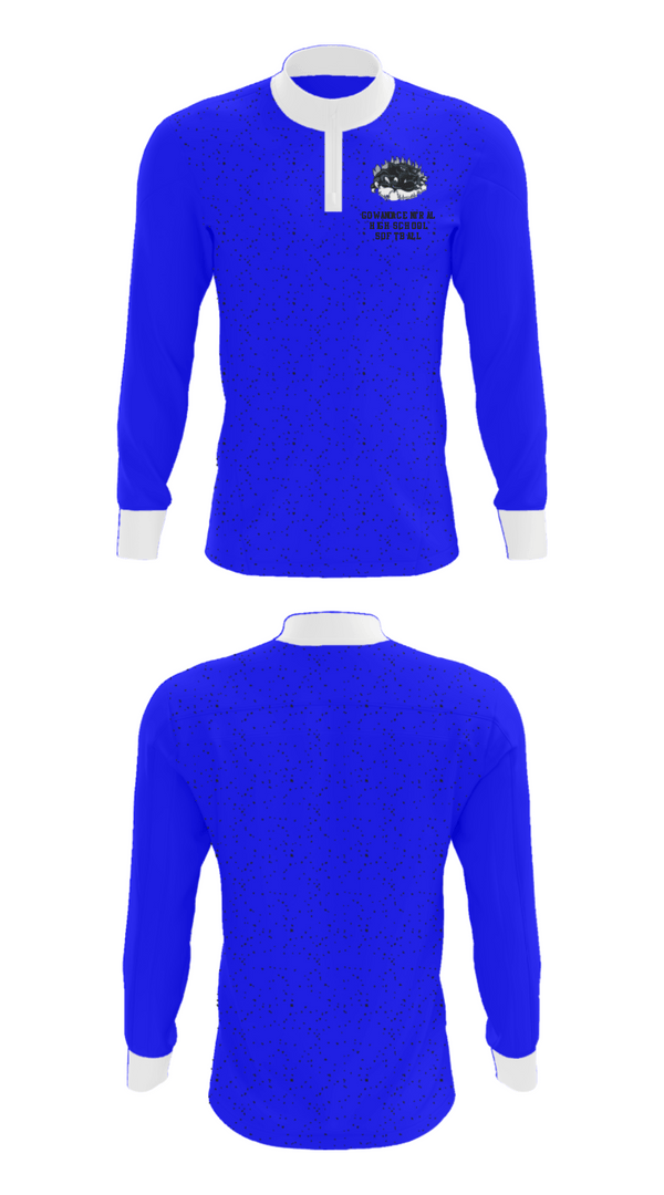 Quarter Zip Jacket, Gowanda Central High School Softball, Softball, Teamtime, Team time, sublimation, custom sports apparel, team uniforms, spirit wear, spiritwear, sports uniforms, custom shirts, team store, custom team store, fundraiser sports, apparel fundraiser