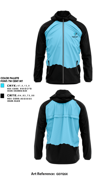 Windbreaker, Eastern View High School Cross Country, Cross Country, Teamtime, Team time, sublimation, custom sports apparel, team uniforms, spirit wear, spiritwear, sports uniforms, custom shirts, team store, custom team store, fundraiser sports, apparel fundraiser