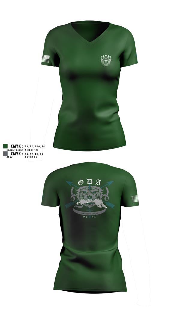 Womens Short Sleeve Vneck Shirt, 9135, National Guard, Teamtime, Team time, sublimation, custom sports apparel, team uniforms, spirit wear, spiritwear, sports uniforms, custom shirts, team store, custom team store, fundraiser sports, apparel fundraiser