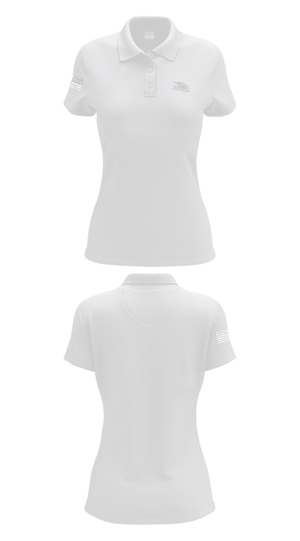 Womens Short Sleeve Performance Polo, United solutions, , Teamtime, Team time, sublimation, custom sports apparel, team uniforms, spirit wear, spiritwear, sports uniforms, custom shirts, team store, custom team store, fundraiser sports, apparel fundraiser