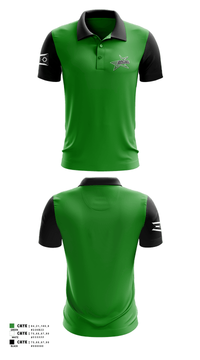 Dayton Raiders Swim Academy 48936656 Short Sleeve Performance Polo - 6