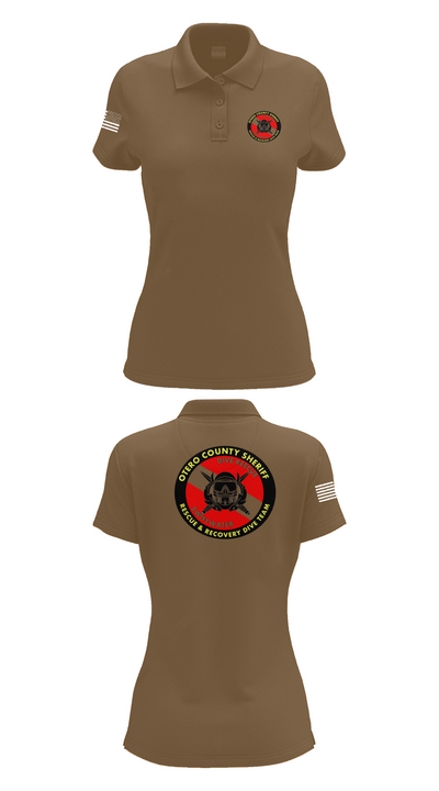 Otero County Sheriff 37164505 Women's Short Sleeve Performance Polo  - 14