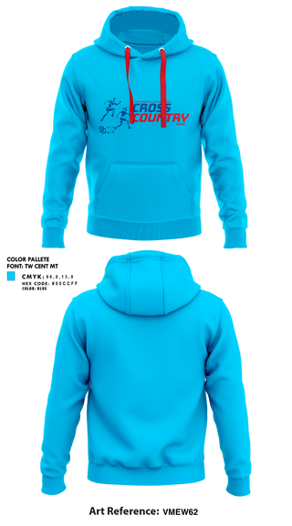 Hoodie, San Gabriel Matadors, Cross Country, Teamtime, Team time, sublimation, custom sports apparel, team uniforms, spirit wear, spiritwear, sports uniforms, custom shirts, team store, custom team store, fundraiser sports, apparel fundraiser
