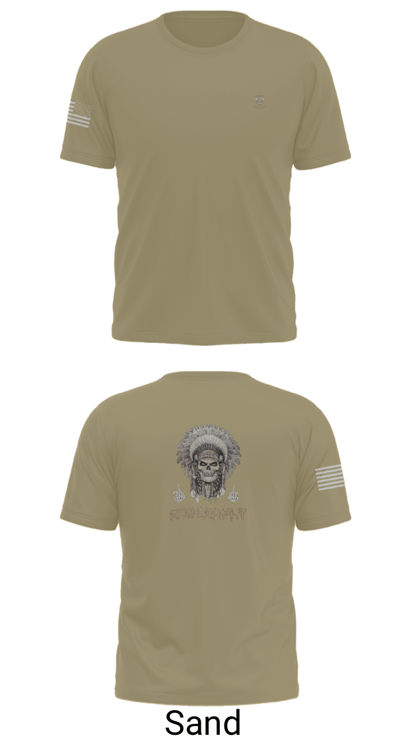 Old School Cotton Feel Shirt, 1/149th BCO INF REG 3rd PLT, Army, Teamtime, Team time, sublimation, custom sports apparel, team uniforms, spirit wear, spiritwear, sports uniforms, custom shirts, team store, custom team store, fundraiser sports, apparel fundraiser