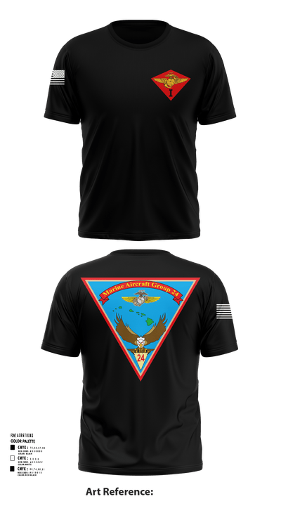 Marine Air Group 24 32391498 Short Sleeve Performance Shirt - 123