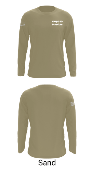 Long Sleeve Performance Shirt, VAQ-140 Patriots, Navy, Teamtime, Team time, sublimation, custom sports apparel, team uniforms, spirit wear, spiritwear, sports uniforms, custom shirts, team store, custom team store, fundraiser sports, apparel fundraiser