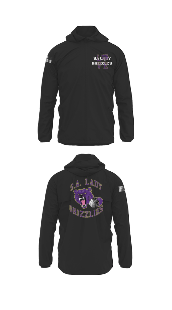 Windbreaker, SA LADY GRIZZLES, Women's Volleyball, Teamtime, Team time, sublimation, custom sports apparel, team uniforms, spirit wear, spiritwear, sports uniforms, custom shirts, team store, custom team store, fundraiser sports, apparel fundraiser
