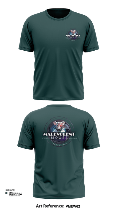 Malevolent Mouse Productions Short Sleeve Performance Shirt - 107