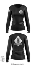 GCSO K9 19813935 Women's Long Sleeve V-neck Shirt - 102