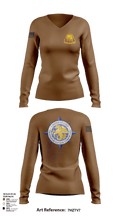 773rd transportation company 77722700 Women's Long Sleeve V-neck Shirt - 132