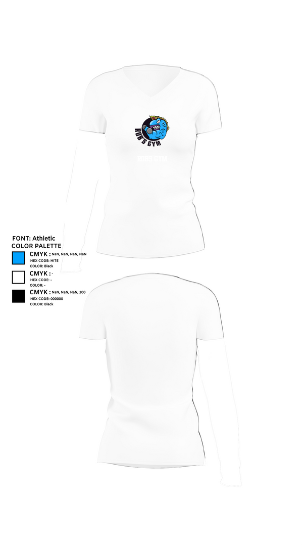 Womens Short Sleeve Vneck Shirt, Robs Gym, Wrestling, Teamtime, Team time, sublimation, custom sports apparel, team uniforms, spirit wear, spiritwear, sports uniforms, custom shirts, team store, custom team store, fundraiser sports, apparel fundraiser