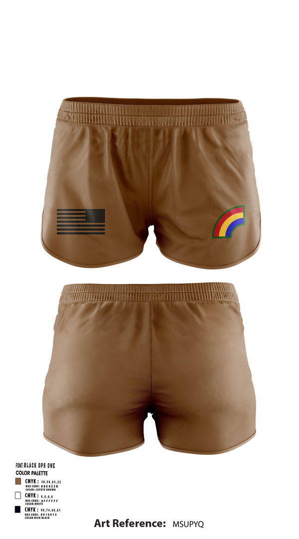Ranger Panties, 42nd ID, Army, Teamtime, Team time, sublimation, custom sports apparel, team uniforms, spirit wear, spiritwear, sports uniforms, custom shirts, team store, custom team store, fundraiser sports, apparel fundraiser