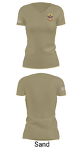 71st Maintenance Battalion 17381729 Women's Short Sleeve V-neck Shirt - 88