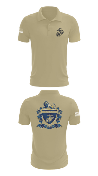 Short Sleeve Performance Polo, MHS MCJROTC, Marines, Teamtime, Team time, sublimation, custom sports apparel, team uniforms, spirit wear, spiritwear, sports uniforms, custom shirts, team store, custom team store, fundraiser sports, apparel fundraiser
