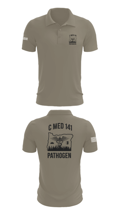 C MED 141 64606356 Short Sleeve Performance Polo - 64