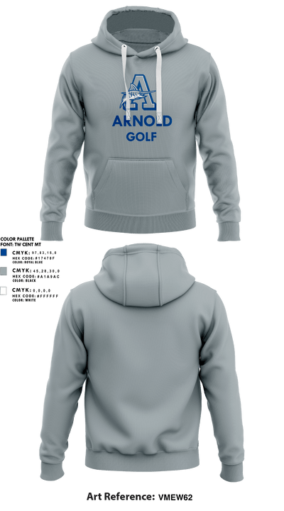Arnold High School Golf 82080131 Hoodie - 1