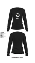 Bravo 3 55886317 Women's Long Sleeve V-neck Shirt - 21