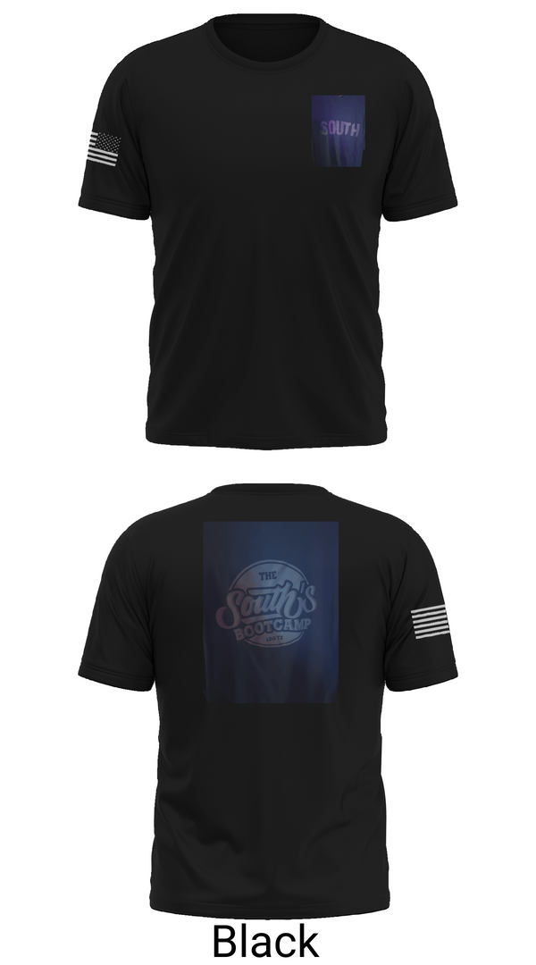 Old School Cotton Feel Shirt, South’s Boot Camp, , Teamtime, Team time, sublimation, custom sports apparel, team uniforms, spirit wear, spiritwear, sports uniforms, custom shirts, team store, custom team store, fundraiser sports, apparel fundraiser