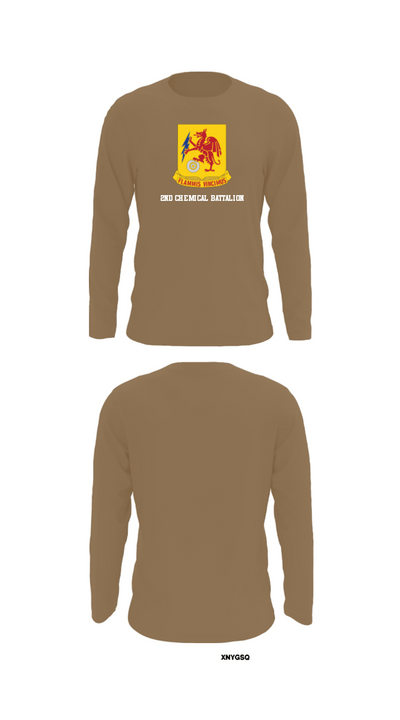2nd Chemical Battalion 67999442 Long Sleeve Performance Shirt - 12