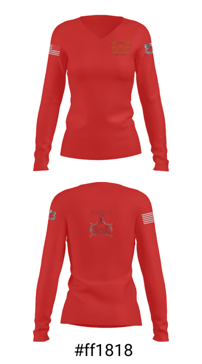 1138th SAPPER Company 17190098 Women's Long Sleeve V-neck Shirt - 10
