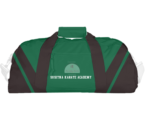 Duffle Bag, Susitna Karate AcademySusitna Karate Academy, , Teamtime, Team time, sublimation, custom sports apparel, team uniforms, spirit wear, spiritwear, sports uniforms, custom shirts, team store, custom team store, fundraiser sports, apparel fundraiser