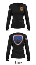 Lancaster County Young Marines 89976049 Women's Long Sleeve V-neck Shirt -1 37