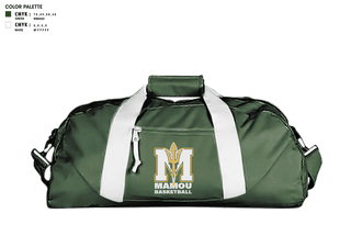 Duffle Bag, Mamou High School Basketball, Women's Basketball, Teamtime, Team time, sublimation, custom sports apparel, team uniforms, spirit wear, spiritwear, sports uniforms, custom shirts, team store, custom team store, fundraiser sports, apparel fundraiser